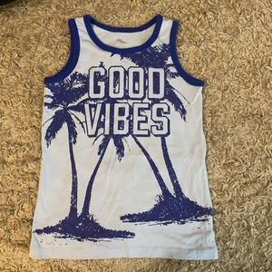Boys tank top blue